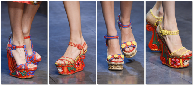 Zapatos Dolce Gabbana primavera verano 2013