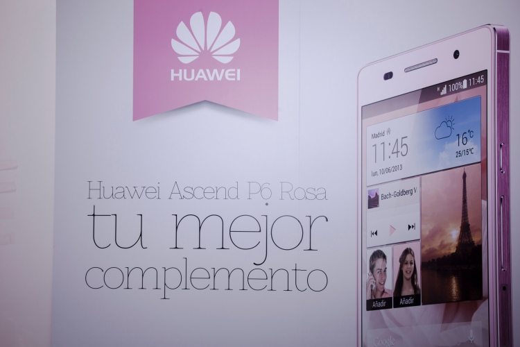 Evento Huawei Ascend P6 rosa